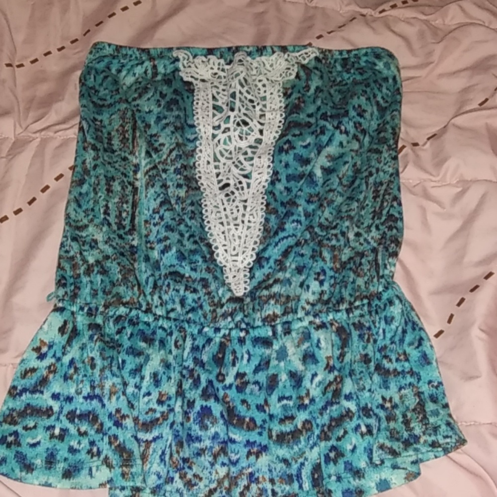 Holter top leapord print